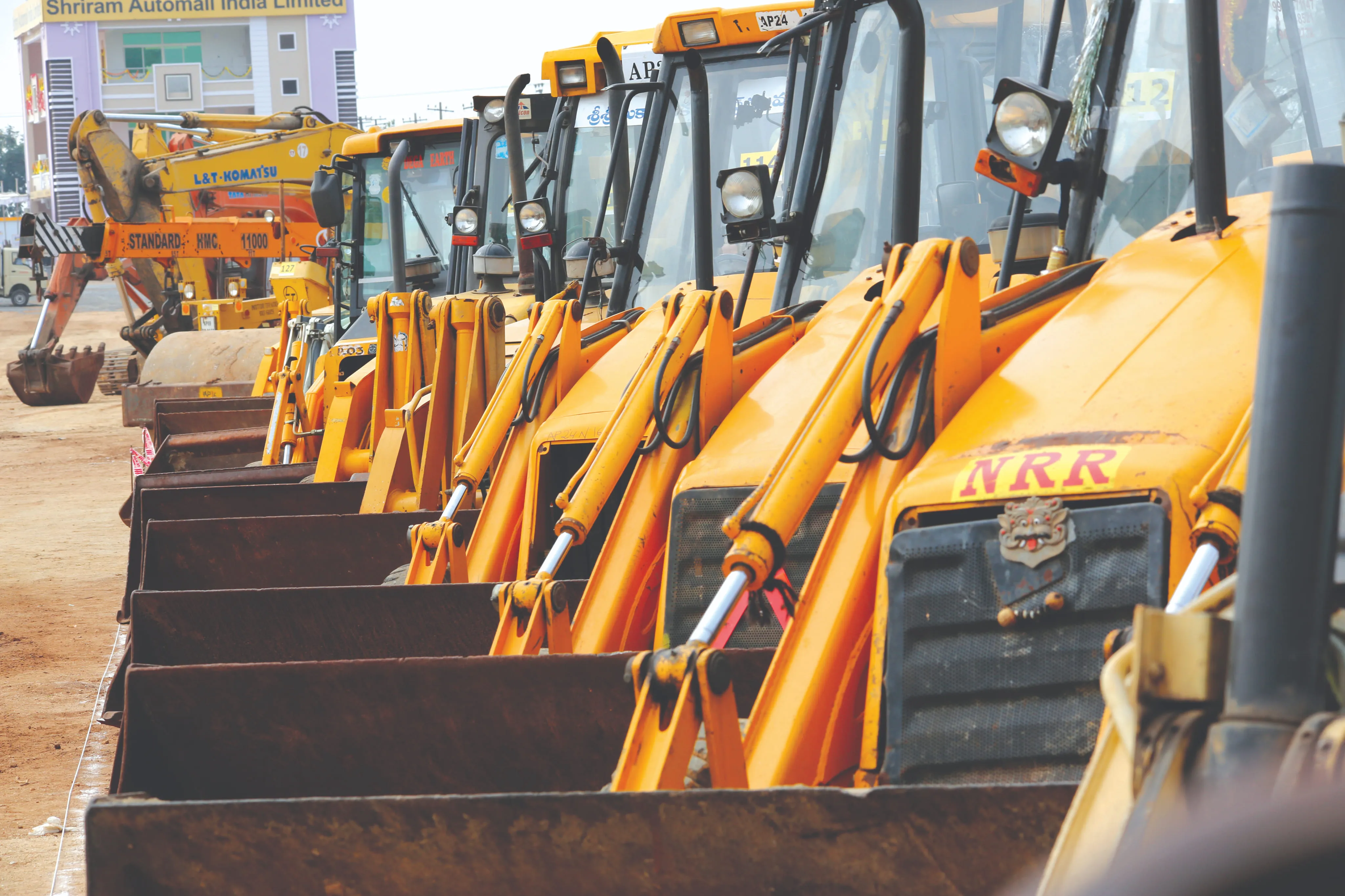 Construction equipment at SAMIL